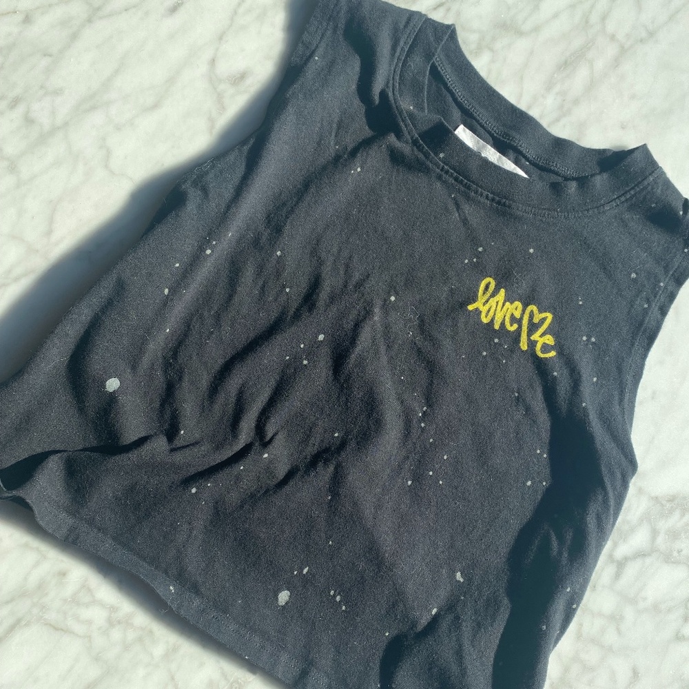 SoulCycle Black Love Me Dylan Tank size small